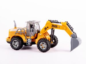 Camión Amarillo c/ excavadora