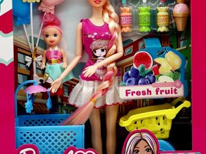Muñeca Articulada Con Accesorios, Heladeria -okidoki-