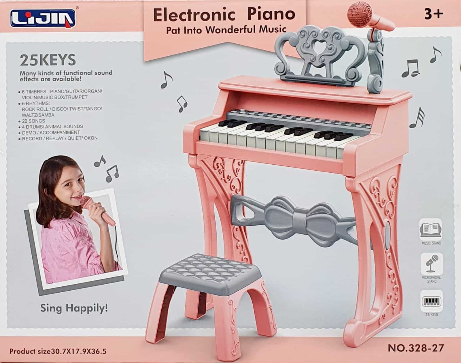 Piano Órgano Infantil Eléctrico 25 Teclas Niño Niña - Imagen 3
