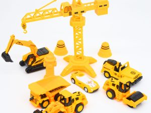 Set De Camiones Y Máquinas De Construcción -Okidoki-