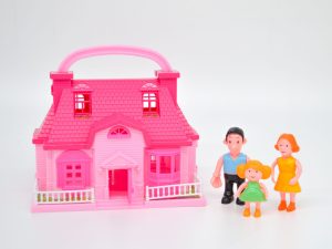 Casa Casita Muñeca Familia Muebles