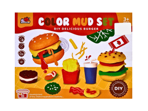 Plastilina Con Accesorios Para Armar Hamburguesas