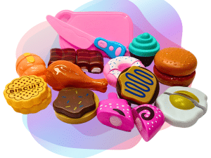 Set Para Cortar Comida De Juguete