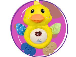 Peluche Patito Con Sonido Y Luces Para Bebé