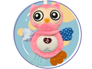 Peluche Búho Para Bebé Con Luz Y Sonido