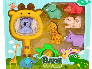 Set De Animales De Goma Para Ducha Infantil
