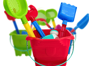 Balde Con Accesorios Para Playa