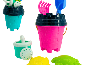 Balde Con Multiples Accesorios Para Playa