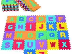 Alfombra De Goma Eva Con Letras