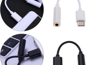 Adaptador De Cable De Auriculares Tipo C A 3.5 Mm