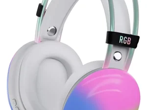 Auricular Inalambrico Gamer Luz Rgb