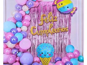 Set De Globos Para Decoración, Tema Dulce