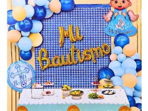 Set De Globos Para Fiesta De Bautismo