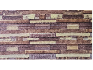 Placa Para Revestimiento Adhesiva Estampado Madera x10 unidades