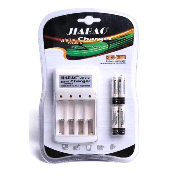 Cargador De Pilas Aa/aaa + 4 Pilas Aaa
