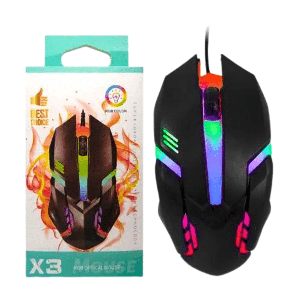 Mouse Óptico Gamer Rgb