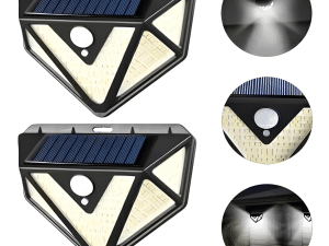 Lampara Con Sensor De Movimiento Solar