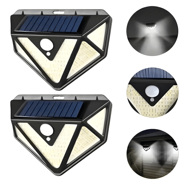 Lampara Con Sensor De Movimiento Solar