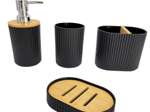 Elegante Kit De Accesorios Para Baño