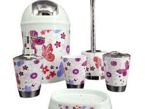Set De 6 Accesorios Para Baño
