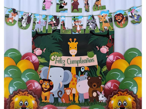 Kit De Decoración Infantil Tema Animales