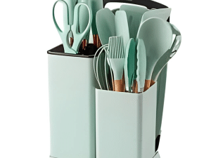 Kit De 19 Utensillos De Cocina + Organizador