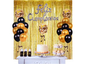 Set De Decoracion Feliz Cumpleaños Con Globos