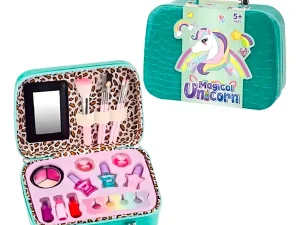 Valija De Maquillaje Infantil Con Pinceles Y Espejo