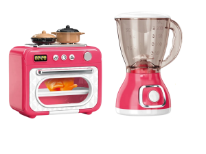 Set De Cocina Infantil Vintage Horno Y Licuadora