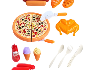 Kit Comida Rápida Para Cortar Infantil C/accesorios