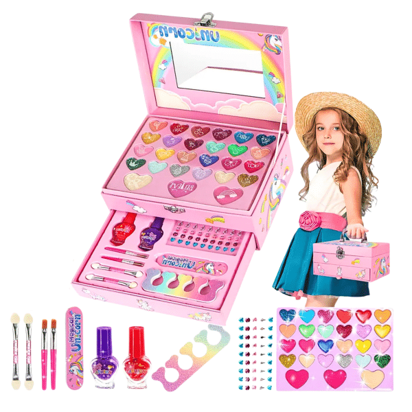 Maletin De Belleza Infantil Con Sombras Y Brillos