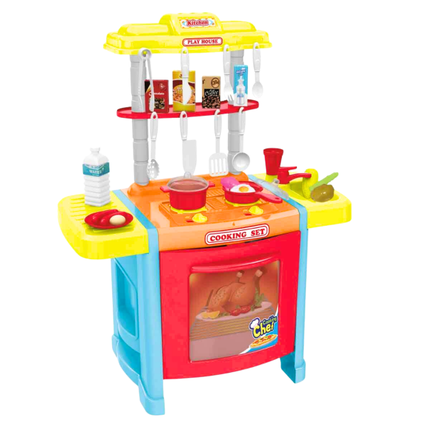 Cocina Infantil Con Accesorios, Luz Y Sonido