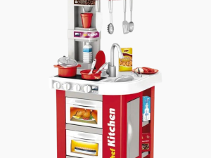 Cocina Infantil Chef Kitchen Con Accesorios Y Luces