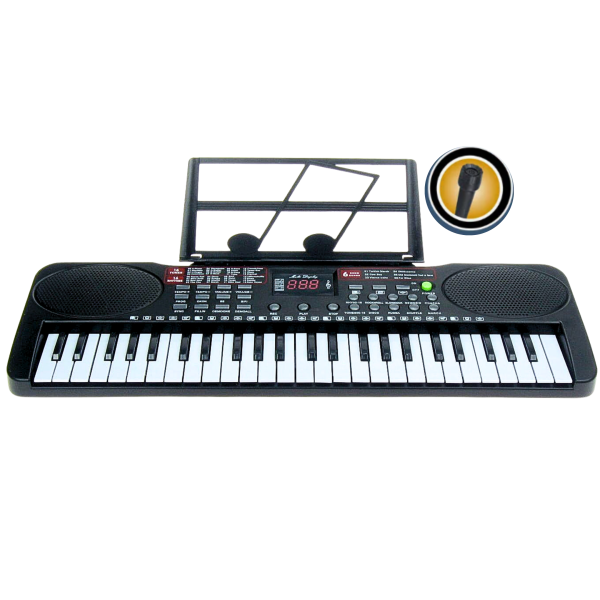 Piano Electrónico Infantil Con Micrófono 49 Teclas