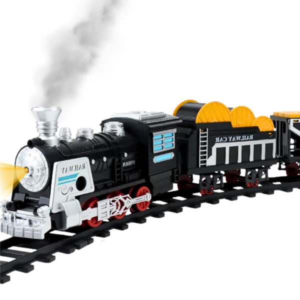 Tren De Vapor Clásico Recargable Luces Y Sonido