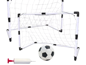 Set 2 Arcos De Futbol Infantil + Pelota