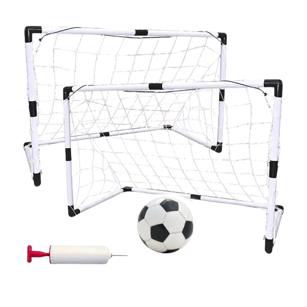 Set 2 Arcos De Futbol Infantil + Pelota