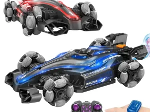 Auto F1 Rc 360°con Vapor, Luz De Doble Mando