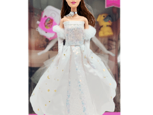 Muñeca Con Vestido De Fiesta Y Accesorios