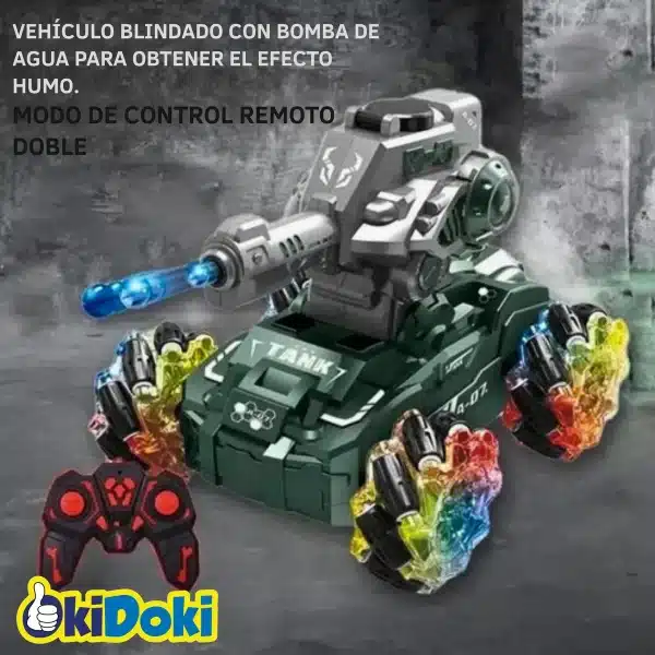Tanque De Guerra, Lanzador De Orbeez,con Efecto Humo - Imagen 4