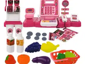 Caja Registradora Infantil Con Sonido Y Accesorios