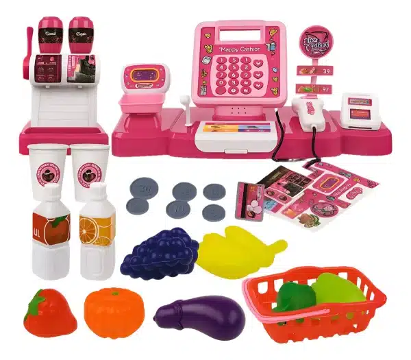 Caja Registradora Infantil Con Sonido Y Accesorios
