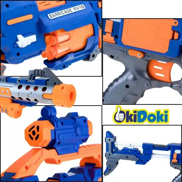 Super Pistola Lanza Dardos De Juguete - Imagen 2