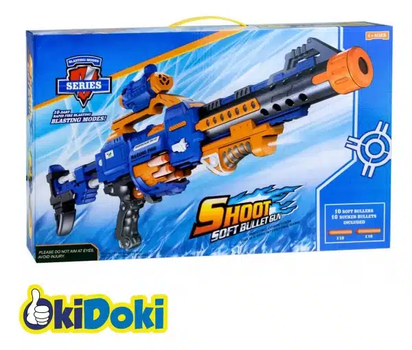 Super Pistola Lanza Dardos De Juguete - Imagen 4