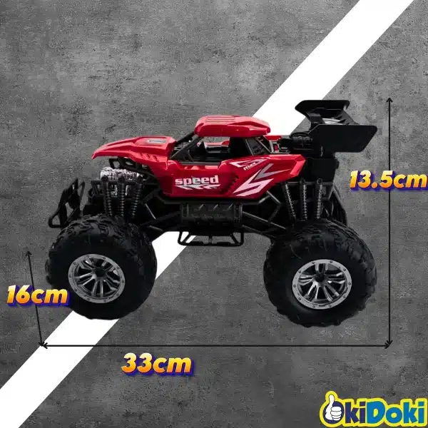 Auto 4x4 Rc Con Luces Y Vapor/ Todo Terreno, - Imagen 2