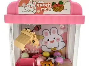 Mini Maquina Atrapa Peluches Con Luz Y Sonidos
