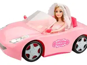 Auto Deportivo Descapotable Con Muñeca Novia