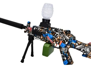 Rifle Lanzador De Orbeez M249 Con Bípode