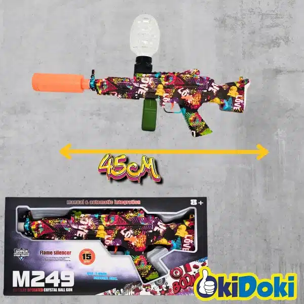 Pistola Lanzadora De Orbeez M249 Infantil - Imagen 4