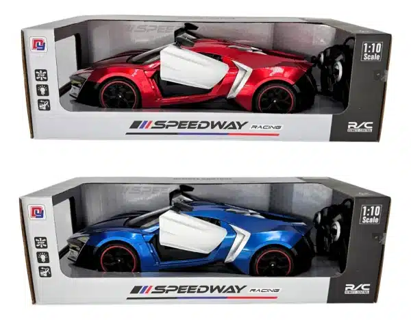 Auto Rc Speedway Racing Con Puertas Que Se Abren - Imagen 5